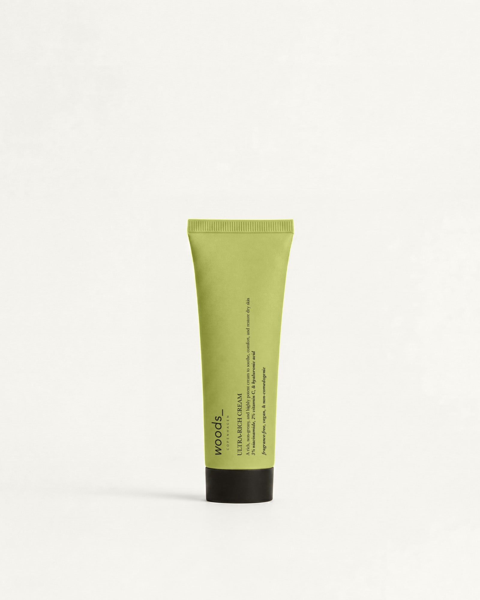 Woods Copenhagen Ultra-Rich Cream – 30 ml rejsestrørrelse til tør hud
